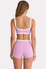 Soft Active Shorts in Sweet Pink