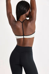 Soft Active Sports Bra in Ivory