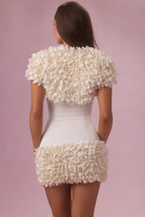 Cropped Bolero  in Pearl
